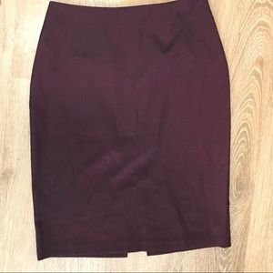 Pencil Skirt Two-Tone Fabric